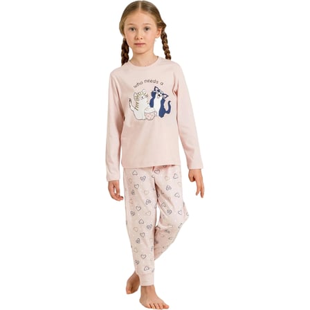 Rolypoly RP3902C Anne Kız Uzun Kol Pijama Takım (Kız Çocuk)