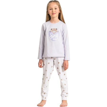 Rolypoly RP3911C Kız Çocuk Uzun Kol Pijama Takım