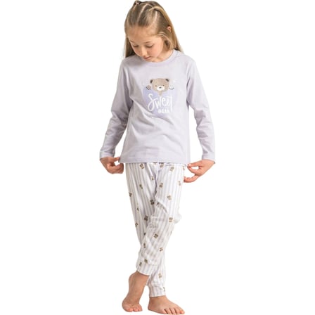 Rolypoly RP3911C Kız Çocuk Uzun Kol Pijama Takım