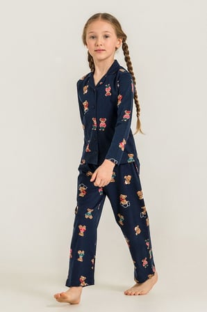 ROLYPOLY RP3919-G KIZ ÇOCUK PİJAMA TAKIM