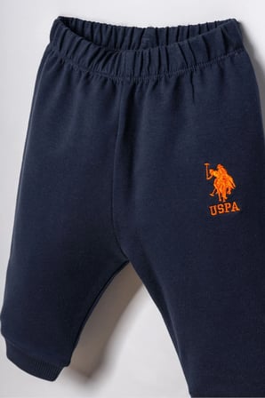 U.S. Polo Assn Erkek Bebek 2 li Takım Mavi