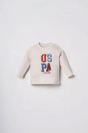 U.S. Polo Assn Erkek Bebek Baskılı Kırmızı Hırkalı Takım 3'lü Takım Kırmızı