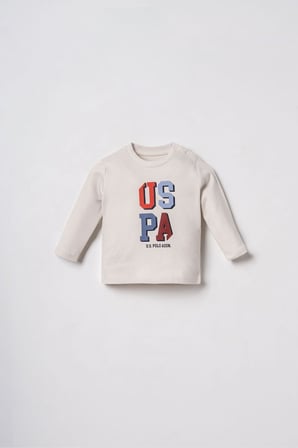 U.S. Polo Assn Erkek Bebek Baskılı Kırmızı Hırkalı Takım 3'lü Takım Kırmızı