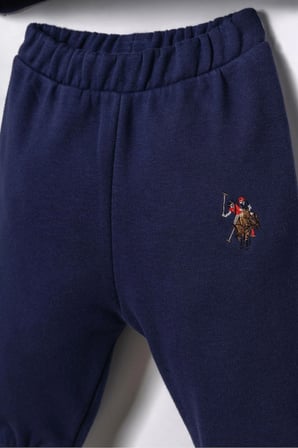 U.S. Polo Assn Erkek Bebek Uzun Kol 2 li Takım Lacivert