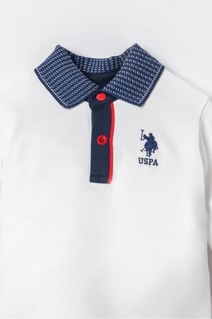 Erkek Bebek Beyaz Uzun Kol Pijama Takım USB3195-C-V3