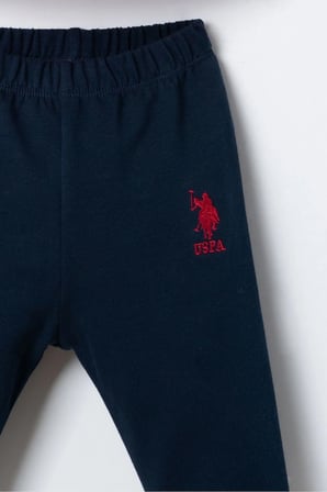U.S. Polo Assn Erkek Bebek Uzun Kol Polo Yaka 2 li Takım Kırmızı