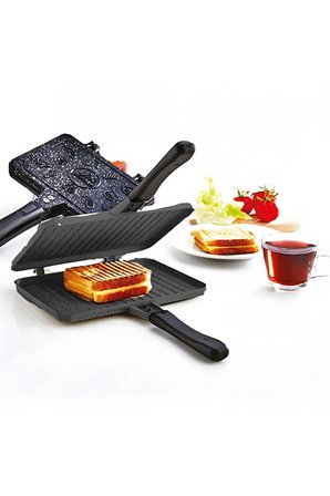 24 cm Yanmaz Yapışmaz Döküm Lüx Tost Tavası