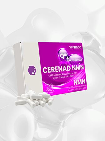 Cerenad Lipozomal Nmn, Resveratrol, Coq10, Çinko Ve C Vitamini Içeren Takviye Edici Gıda