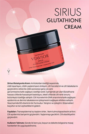 Sirius Glutathone Cream Glutatyonlu Krem 50 ML