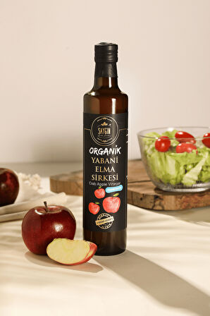 Organik Saygın Yabani Elma Sirkesi 500 ml