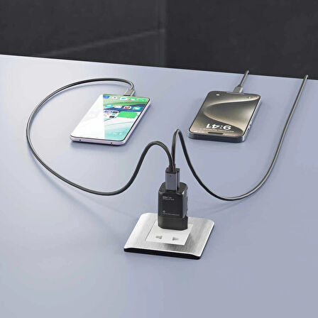 IBERRY Hİ20 MİNİ COLD 20W GaN SEYAHAT ŞARJ ALETİ USB A+USB C
