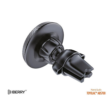 İBERRY MAGNA2 KIRMIZI KLİPSLİ MANYETİK ARAÇ İÇİ TELEFON TUTUCU