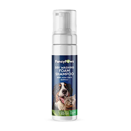 Fancy Paws Dry Washing Foam Shampoo Pudra Kokulu 200ml