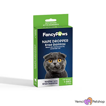 Fancy Paws Kedi Parazit Damlası 3x1ml