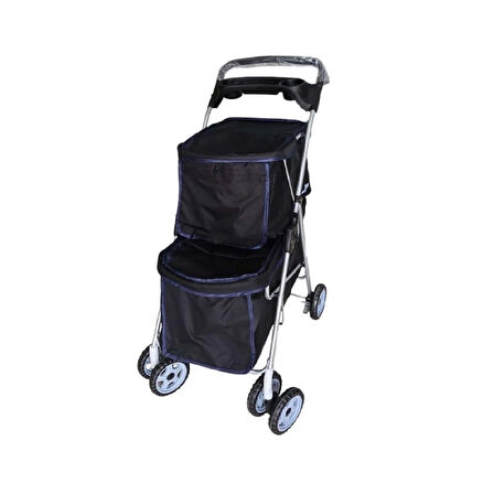KEDİ & KÖPEK TAŞIMA ARABASI DTC808-BLACK