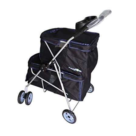 KEDİ & KÖPEK TAŞIMA ARABASI DTC808-BLACK