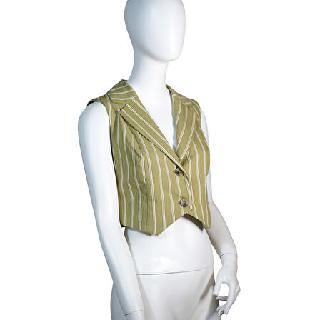 Kadın Ceket Yaka Yelek 95001