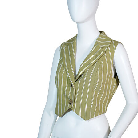 Kadın Ceket Yaka Yelek 95001