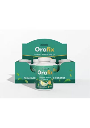 Mp Orafix Drops Ağız Kokusuna, Boğazı Yumuşatmaya Ve Nefesi Ferahlatmaya Yardımcı Bitkisel 60 Çiğneme Tablet