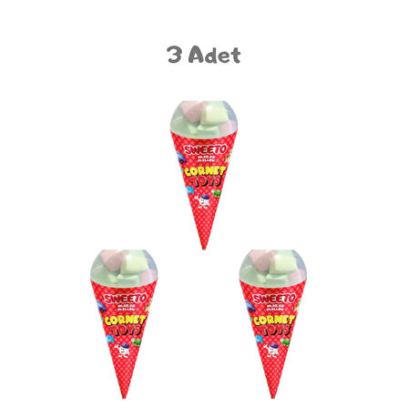 Sweeto Cornet Toys (18 Gr) 3 Adet