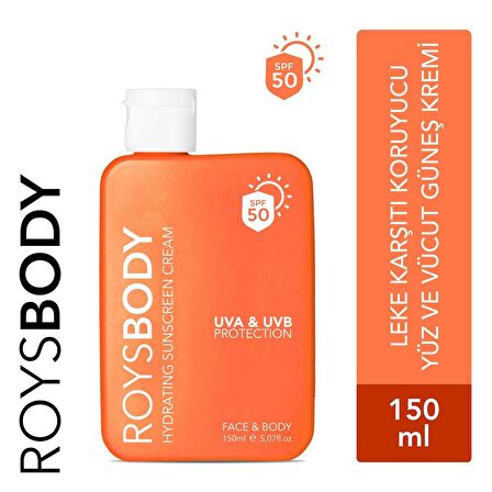 ROYS Beauty Leke Karşıtı Yüksek Korumalı Güneş Kremi 150 ml Spf 50