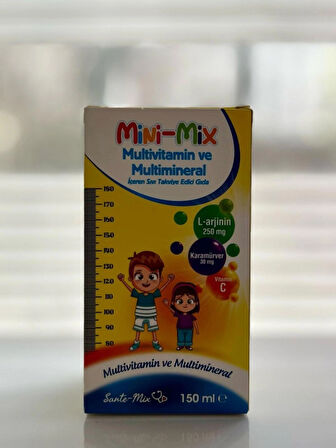Sante Mini-Mix Multıvıtamın ve Multimineral 150ML Şurup