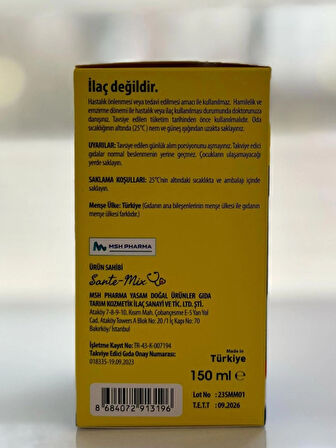 Sante Mini-Mix Multıvıtamın ve Multimineral 150ML Şurup