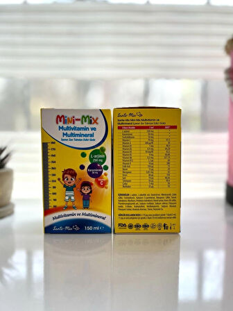 Sante Mini-Mix Multıvıtamın ve Multimineral 150ML Şurup