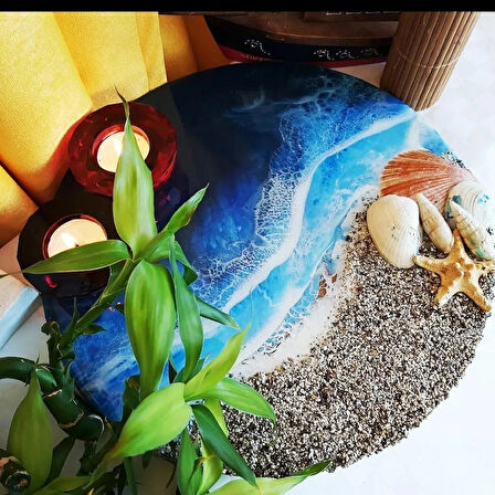 6 kg Hobi Epoksi / Ocean Sea Deniz Efekti Ultra Şeffaf Epoksi Reçine Ince Döküm Yoğun Kıvam