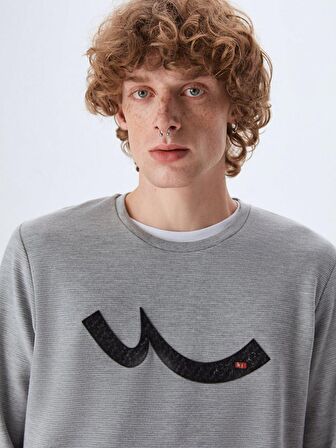 LTB Logolu Gri Sweatshırt