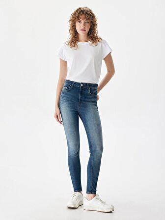 Marcella X Yüksek Bel Skınny Jean Pantolon