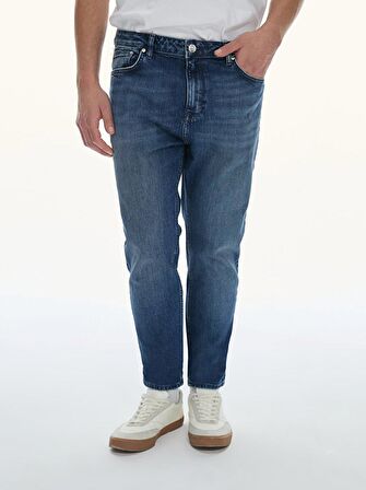 Alessıo Normal Bel Dar Paça Tapered Jean Pantolon