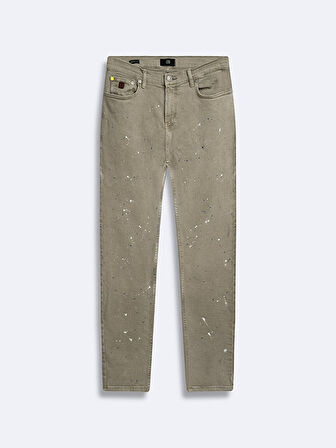Smarty Yn Dar Paça Orta Bel Jean Pantolon