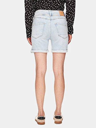 Rosına Orta Bel Jean Şort