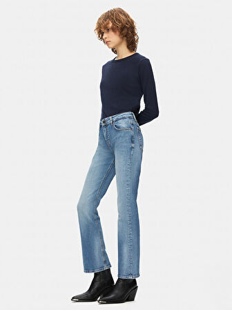 Lıssıe Cropped Flare Jean Pantolon