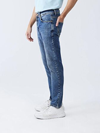 Sawyer Y Normal Bel Dar Paça Slim Jean Pantolon