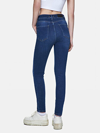 Marcella X Dar Paça Yüksek Bel Jean Pantolon