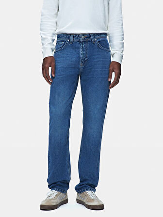 Hollywood Y Düz Paça Orta Bel Jean Pantolon