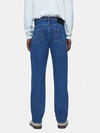 Hollywood Y Düz Paça Orta Bel Jean Pantolon