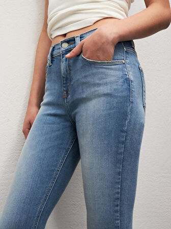 Tanya X Dar Paça Orta Bel Jean Pantolon