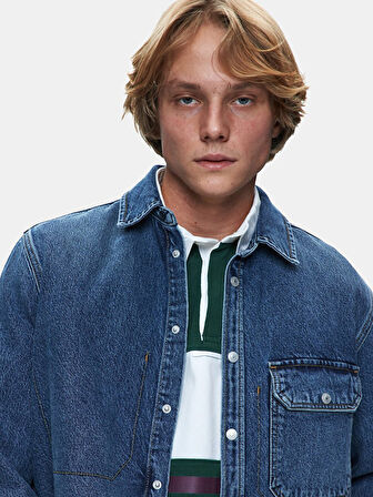 Aıdan Klasik Kesim Jean Gömlek