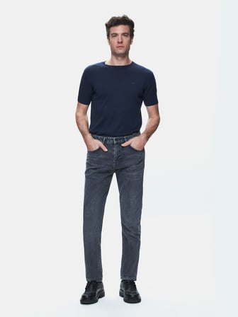 Joshua 200 Düşük Bel Dar Paça Mid Indigo Jean Pantolon