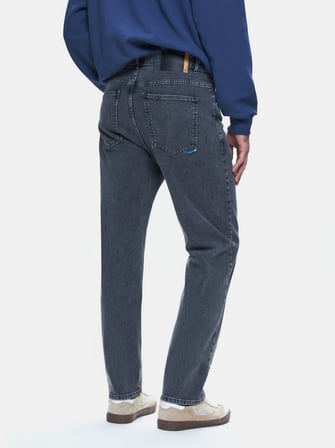 Marıano 5 Düz Paça Orta Bel Mid Indigo Jean Pantolon