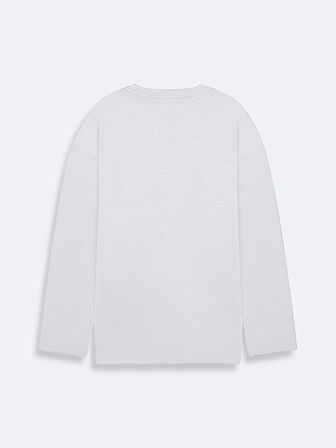 Beyaz Sweatshırt
