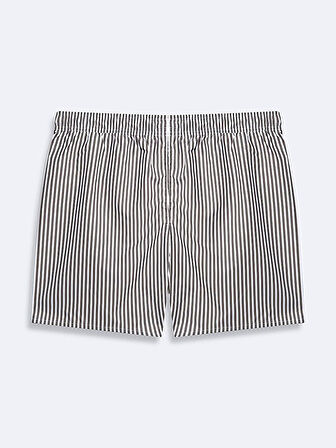 Çizgili Regular Yeşil Deniz Şort