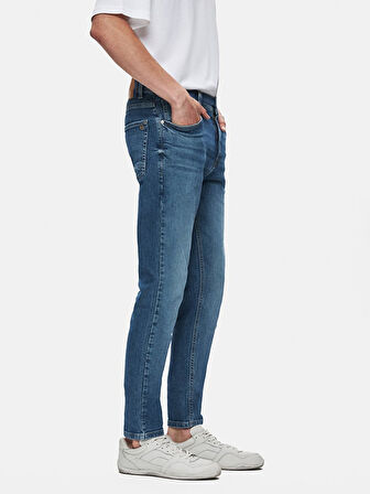 New Smarty Dar Paça Orta Bel Jean Pantolon