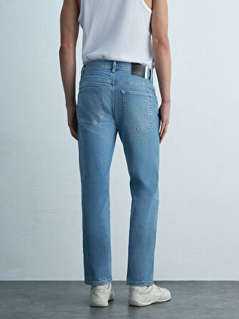 Sawyer P Dar Paça Orta Bel Jean Pantolon