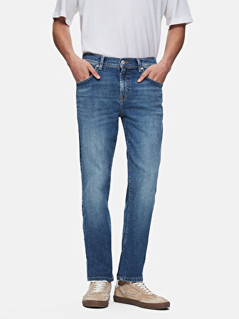 Sawyer P Dar Paça Orta Bel Jean Pantolon