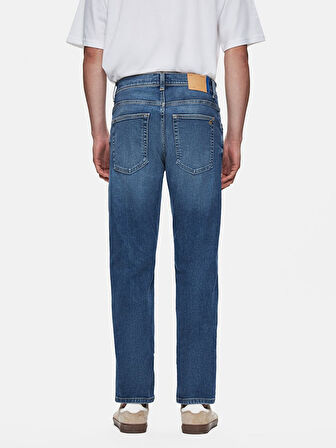 Sawyer P Dar Paça Orta Bel Jean Pantolon