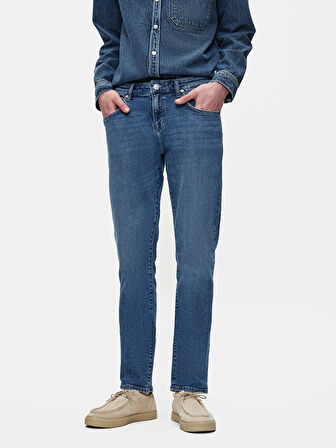 Joshua Dar Paça Düşük Bel Jean Pantolon